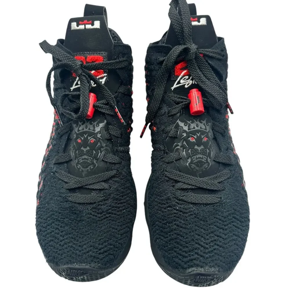 Nike GS LeBron 17 Red Black Kids Size 6.5 Youth